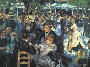 Pierre Renoir The Ball at the Moulin  de la Galette oil